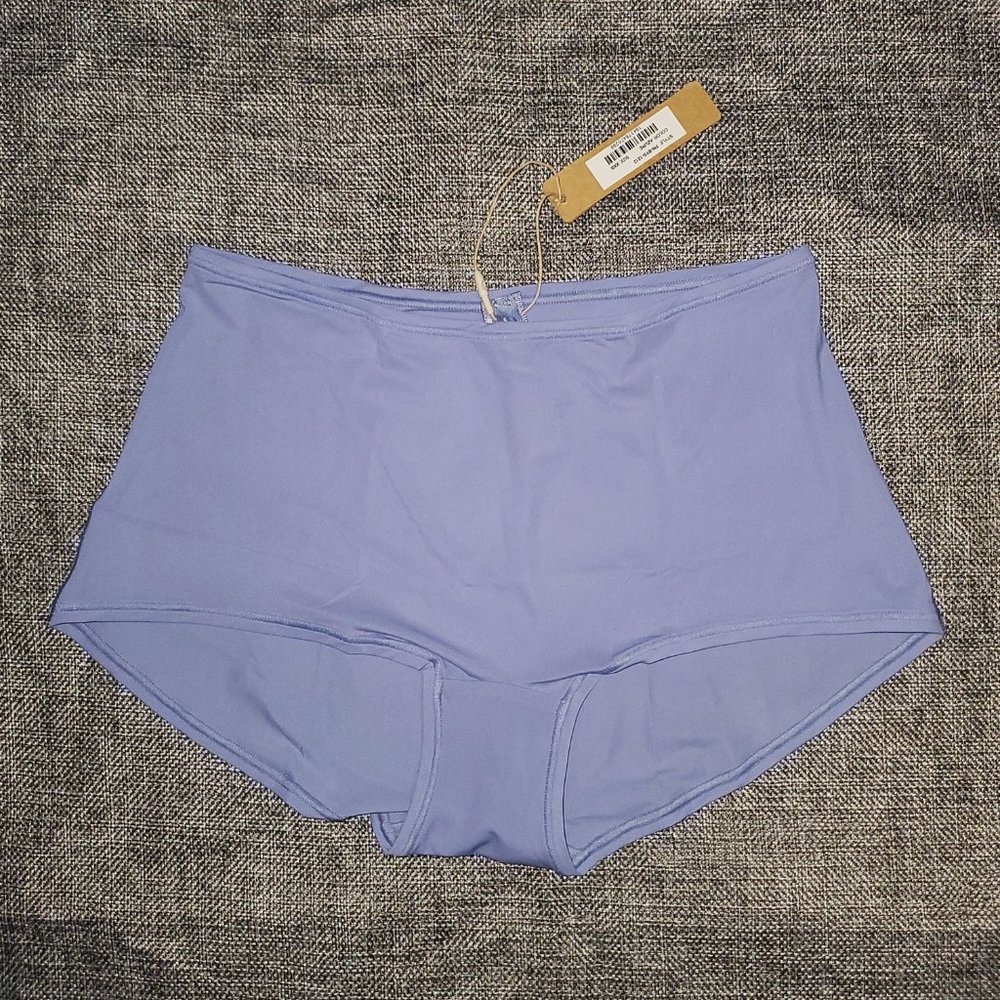 NWT SKIMS XXS Jelly Sheer Boyshort AZURE